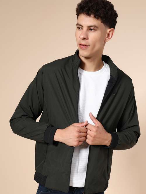 men solid long sleeve casual jacket - 21994661 -  Standard Image - 0