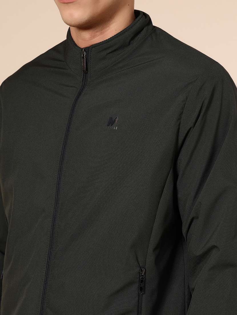 men solid long sleeve casual jacket - 21994661 -  Standard Image - 3