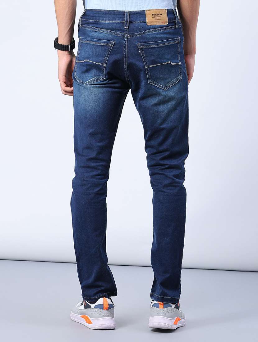men washed mid rise full length jeans - 21994691 -  Standard Image - 3