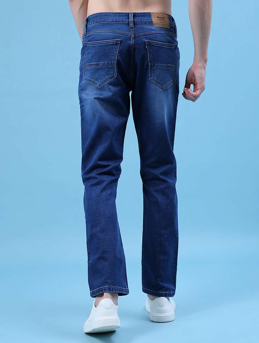 men solid mid rise slim fit jean - 21994697 -  Standard Image - 3