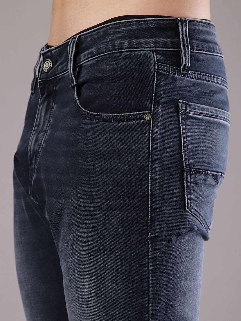 men solid mid rise slim fit jean - 21994708 -  Standard Image - 5