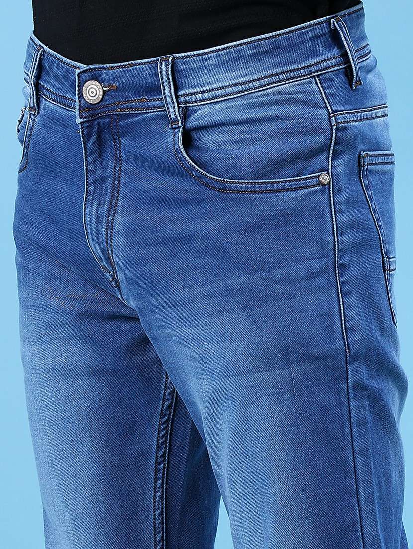 men solid mid rise slim fit jean - 21994709 -  Standard Image - 5