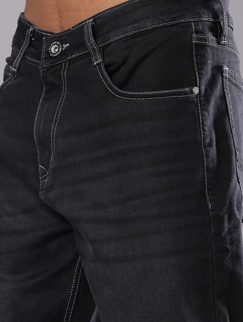 men solid mid rise slim fit jean - 21994714 -  Standard Image - 5