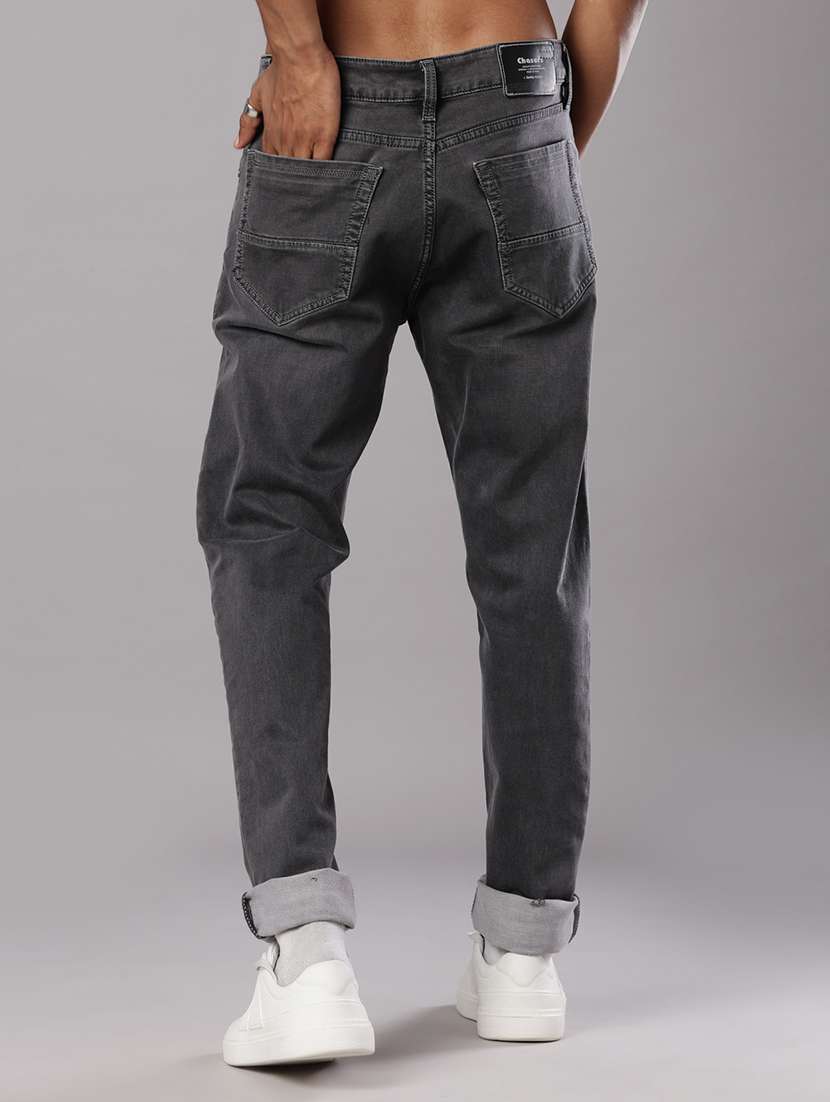 men solid mid rise slim fit jean - 21994715 -  Standard Image - 3