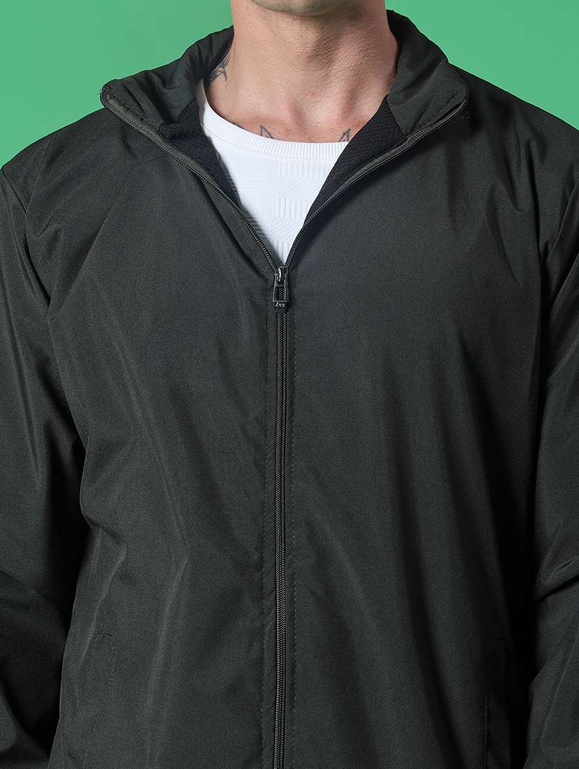 men solid long sleeve casual jacket - 21994833 -  Standard Image - 3