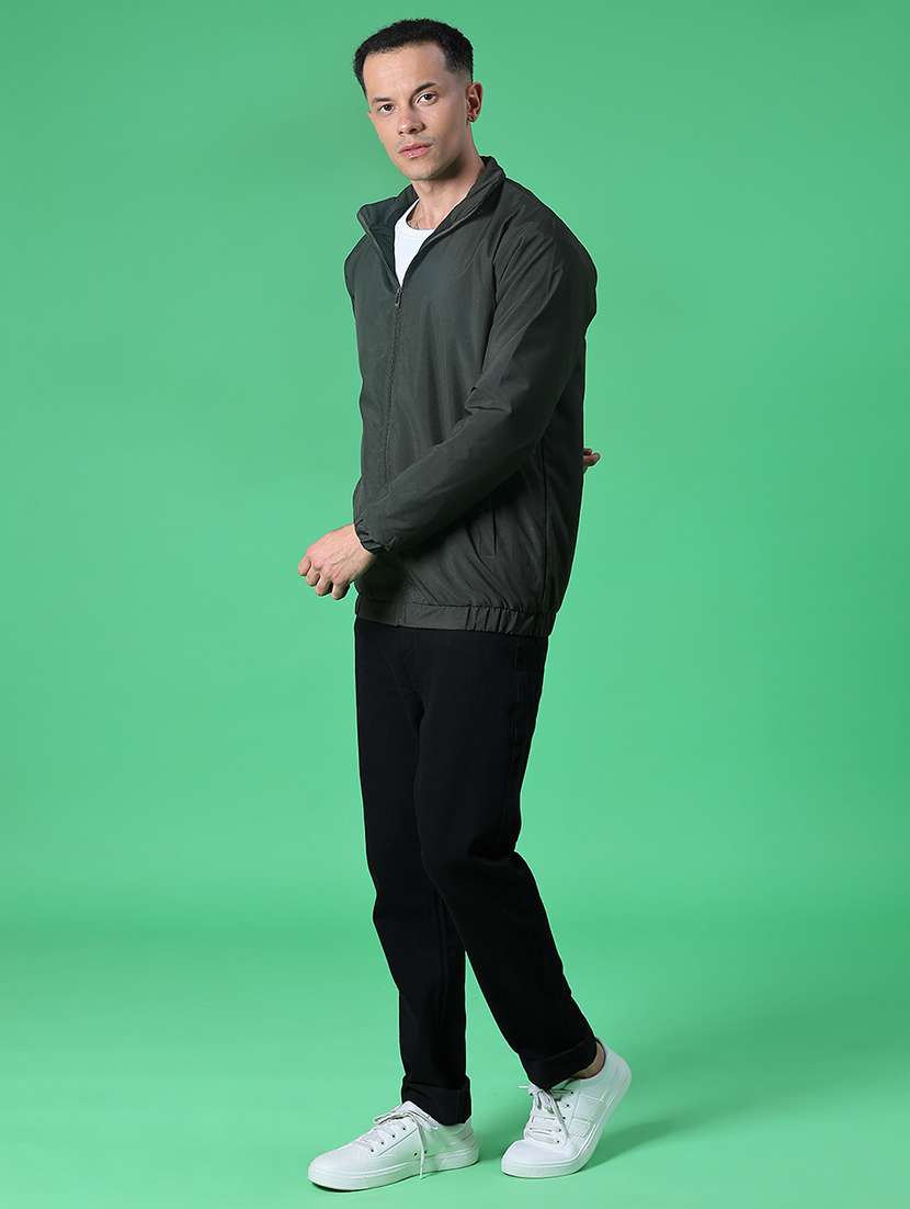 men solid long sleeve casual jacket - 21994833 -  Standard Image - 5