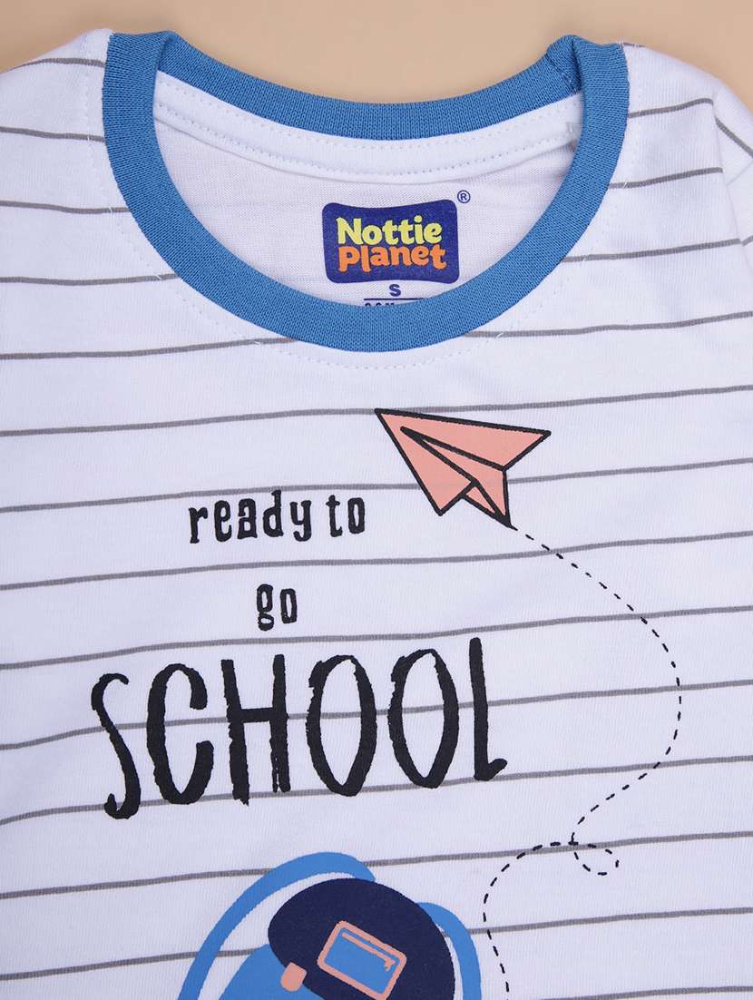 boys printed t-shirt & jogger casual wear set - 21994874 -  Standard Image - 5