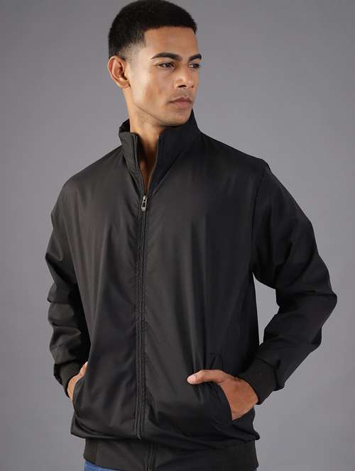men solid long sleeve casual jacket - 21994975 -  Standard Image - 0