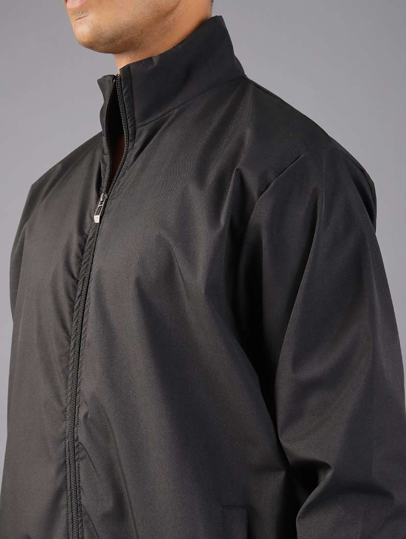 men solid long sleeve casual jacket - 21994975 -  Standard Image - 3