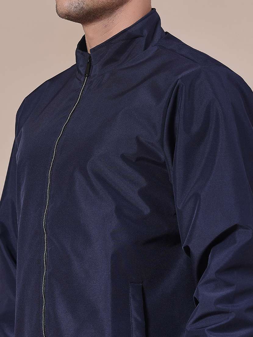 men solid long sleeve casual jacket - 21995039 -  Standard Image - 3