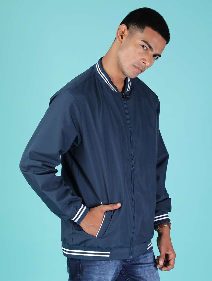 men solid long sleeve casual jacket - 21995040 -  Standard Image - 5