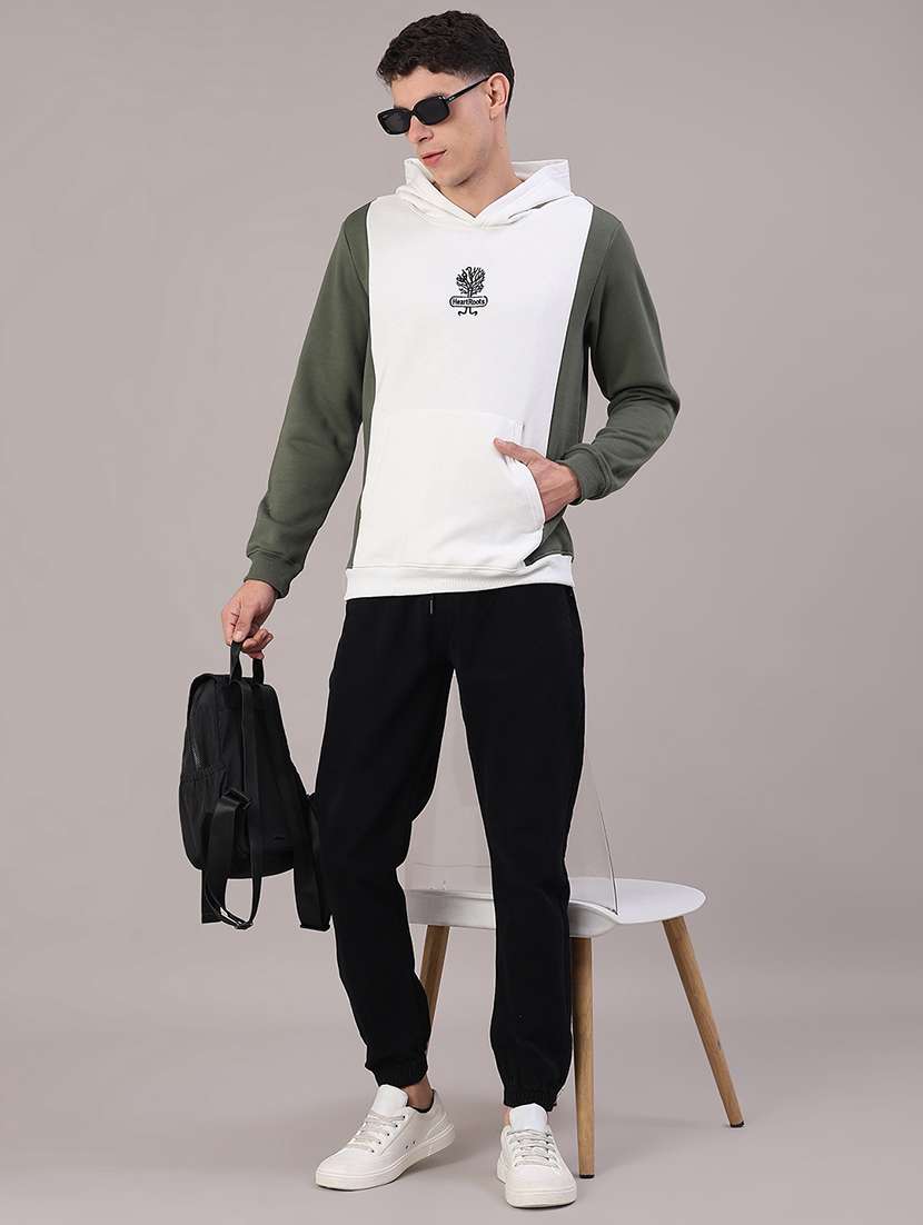 men solid mid rise regular fit jogger - 21995083 -  Standard Image - 5