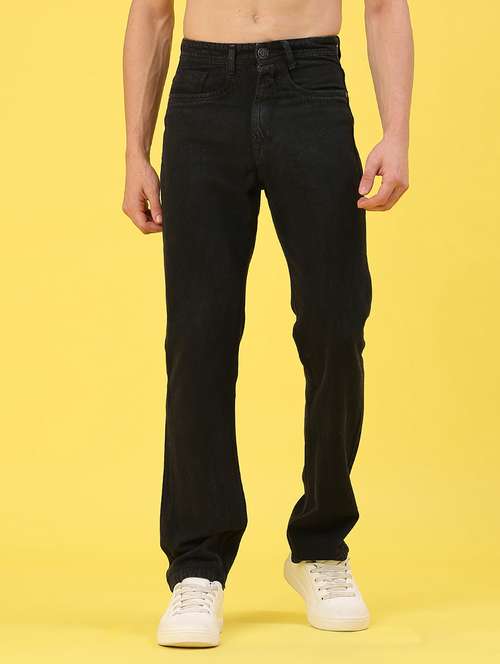 men solid mid rise slim fit jeans - 21995084 -  Standard Image - 0