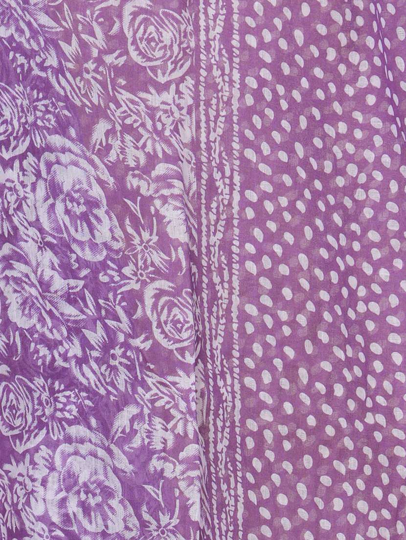 women floral printed three quarter sleeve kurta pant with dupatta set - 21995150 -  Standard Image - 5