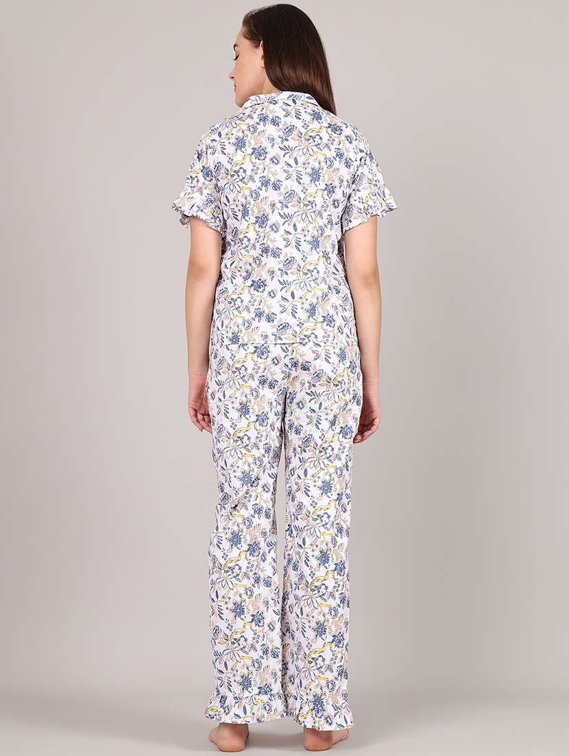 women printed nightwear pyjama set - 21995907 -  Standard Image - 3