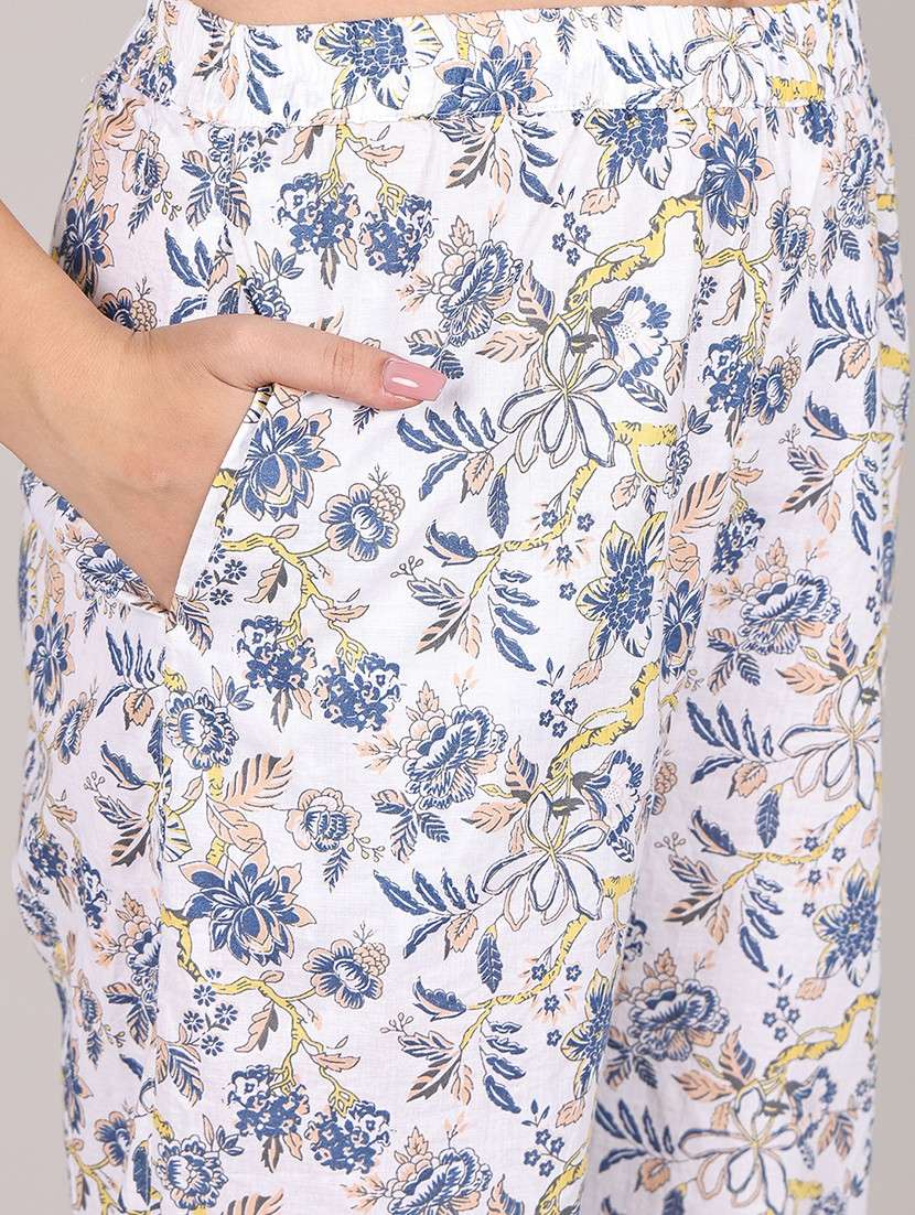 women printed nightwear pyjama set - 21995907 -  Standard Image - 5