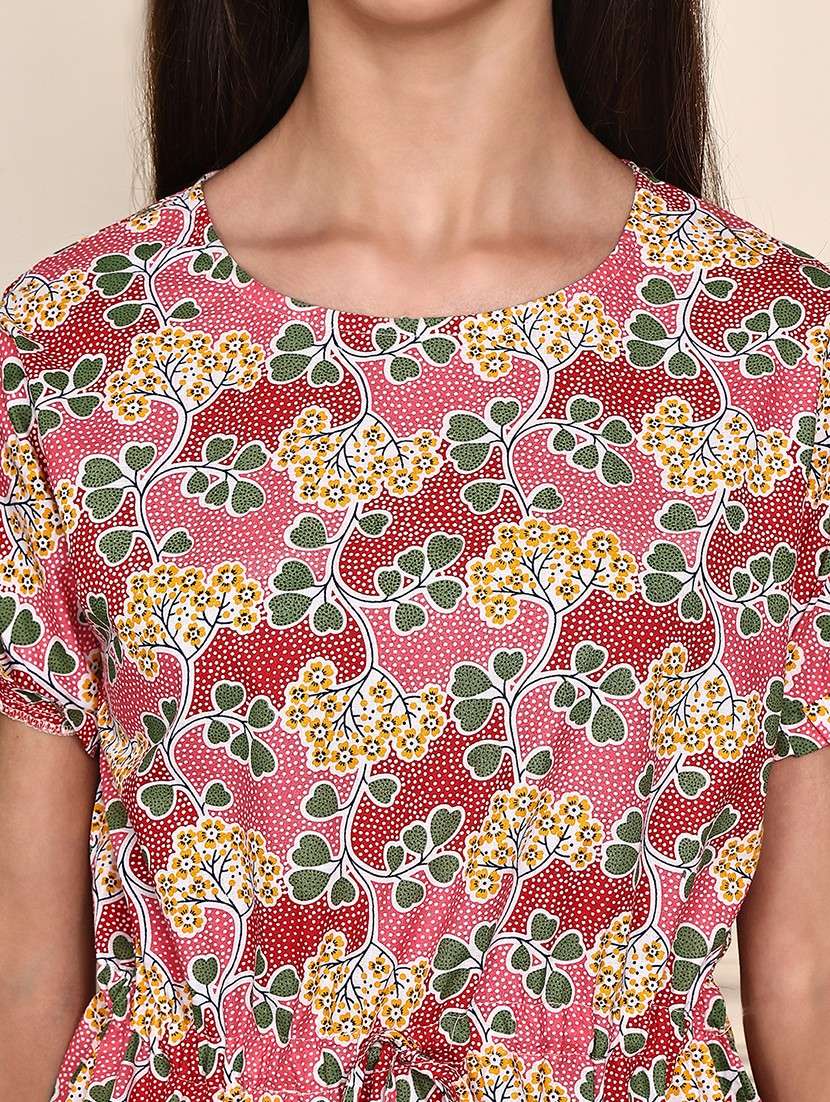 women printed nightwear pyjama set - 21995914 -  Standard Image - 5