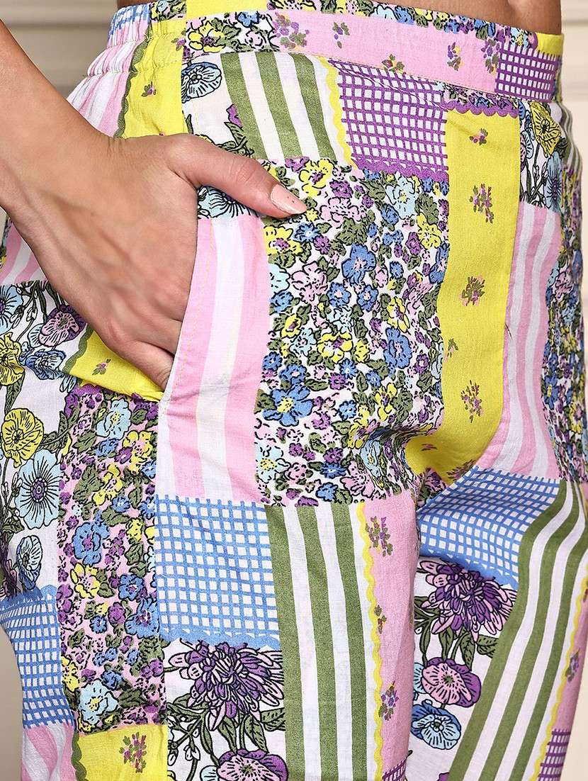 women printed nightwear pyjama set - 21995916 -  Standard Image - 5