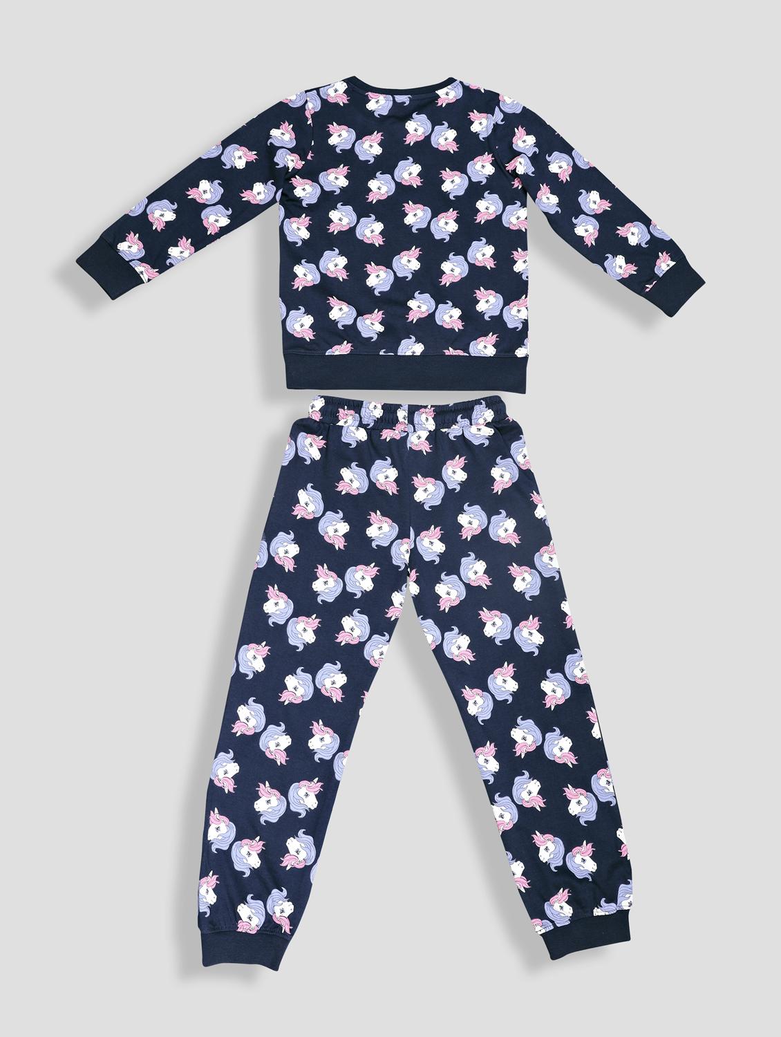 girls printed active wear co-ord set - 21996367 - Standard Image - 3