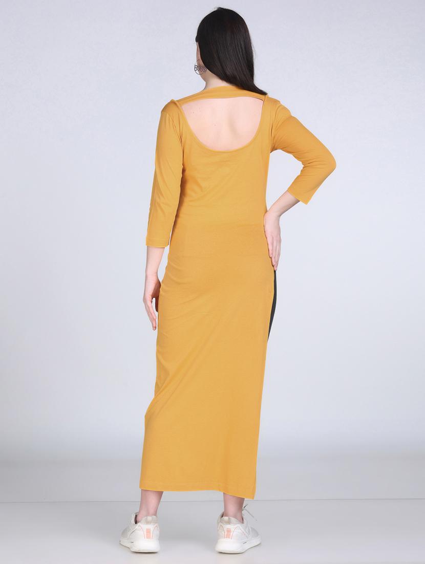 women solid three quarter sleeve long top - 21996408 - Standard Image - 3