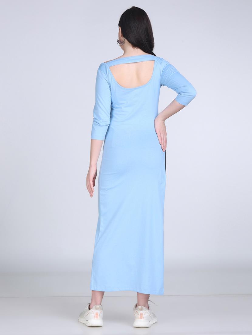 women solid three quarter sleeve long top - 21996409 - Standard Image - 3
