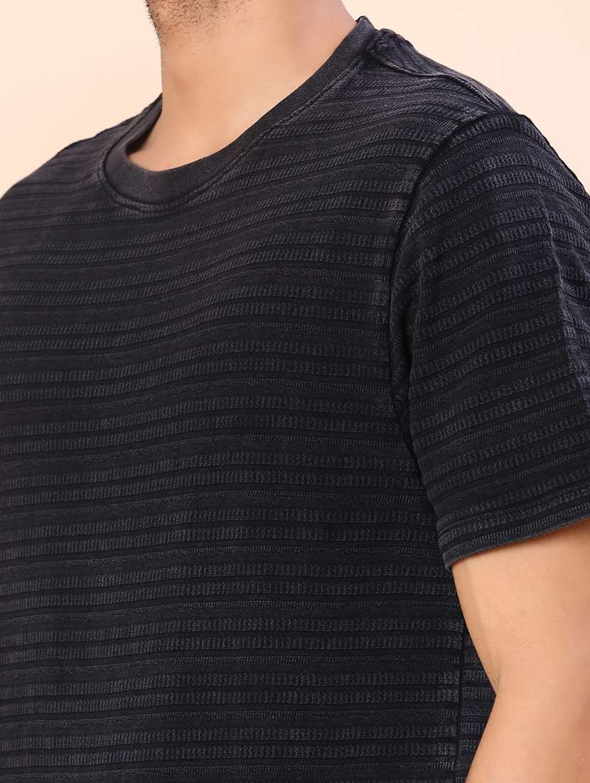 men self design short sleeve regular fit t-shirt - 21996510 -  Standard Image - 3