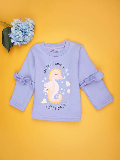 light blue fleece sweatshirt - 21996582 -  Standard Image - 0