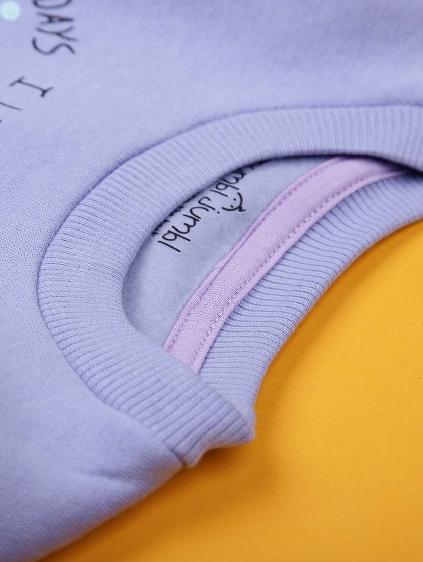 light blue fleece sweatshirt - 21996582 - Standard Image - 3