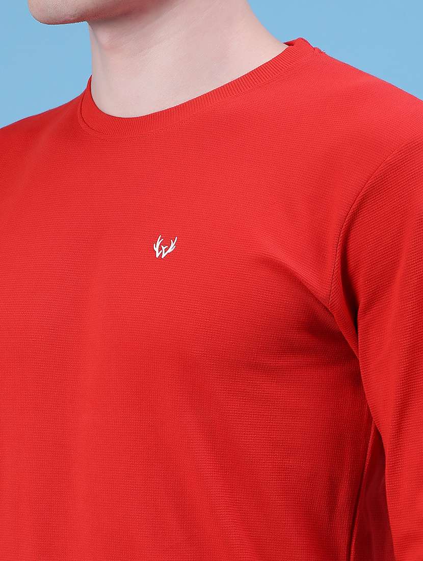 men solid long sleeve slim fit t-shirt - 21996643 -  Standard Image - 3