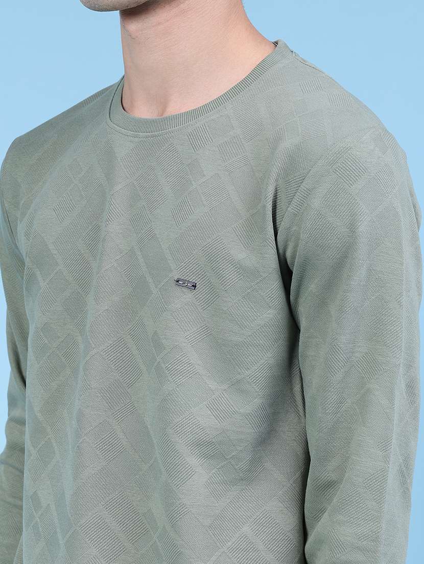 men self design long sleeve regualr fit sweatshirt - 21996652 -  Standard Image - 3