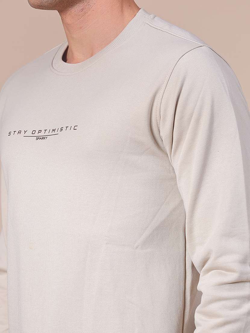 men typographic long sleeve regular fit sweatshirt - 21996725 -  Standard Image - 3