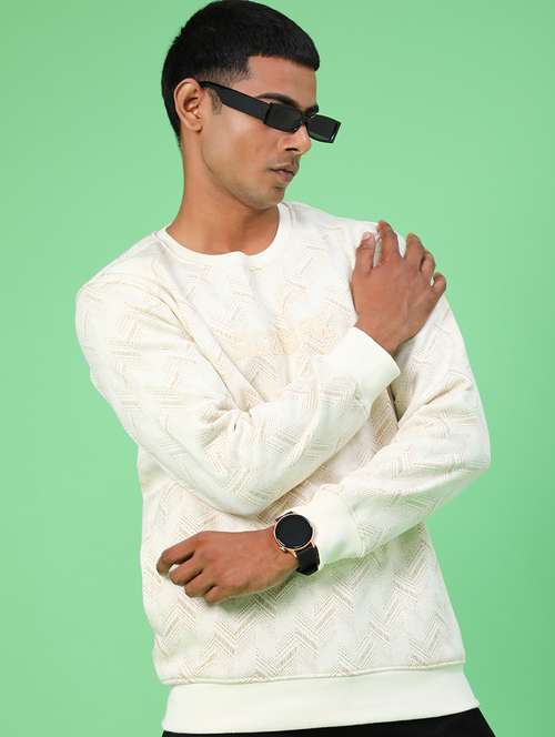 men printed long sleeve regular fit sweatshirt - 21996750 -  Standard Image - 0