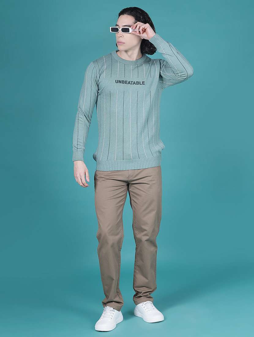 men striped long sleeve regular fit pullover - 21996799 -  Standard Image - 5