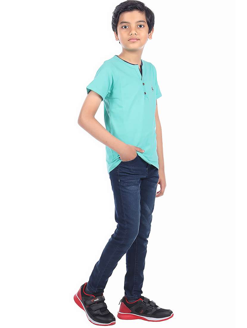 boys solid short sleeve t-shirt - 21996847 -  Standard Image - 3