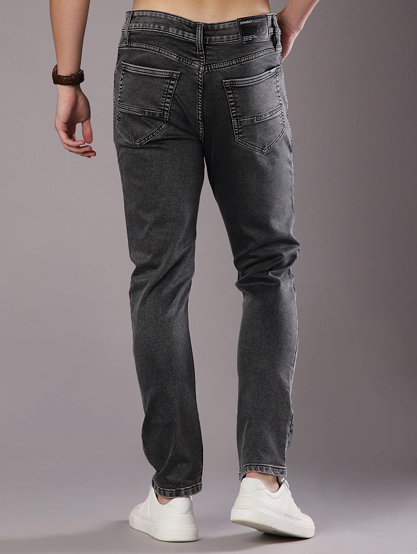 men solid mid rise slim fit jean - 21996970 - Standard Image - 3