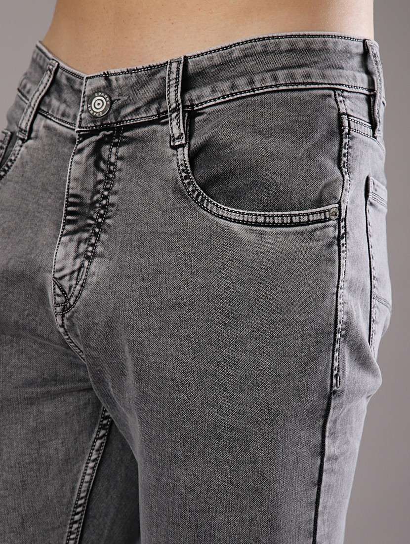 men plain mid rise full length jean - 21996977 -  Standard Image - 5