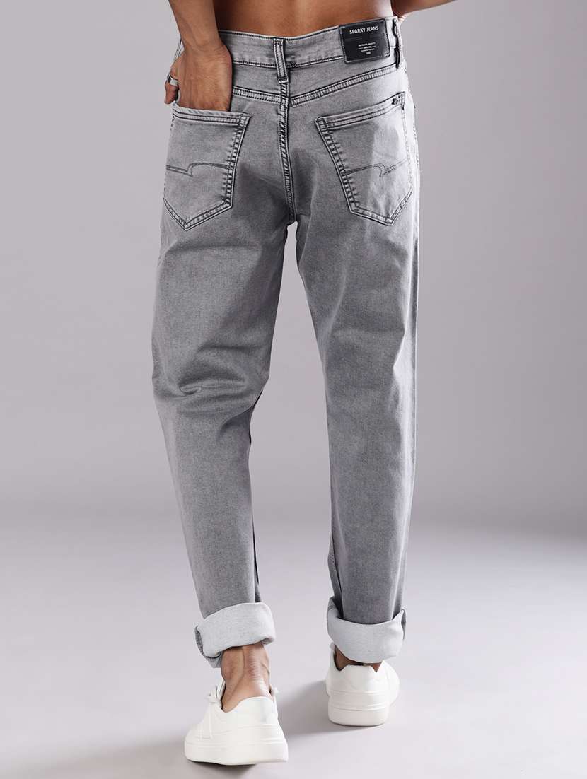 men solid mid rise slim fit jean - 21996985 -  Standard Image - 3