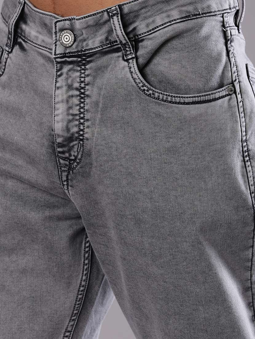 men solid mid rise slim fit jean - 21996985 -  Standard Image - 5