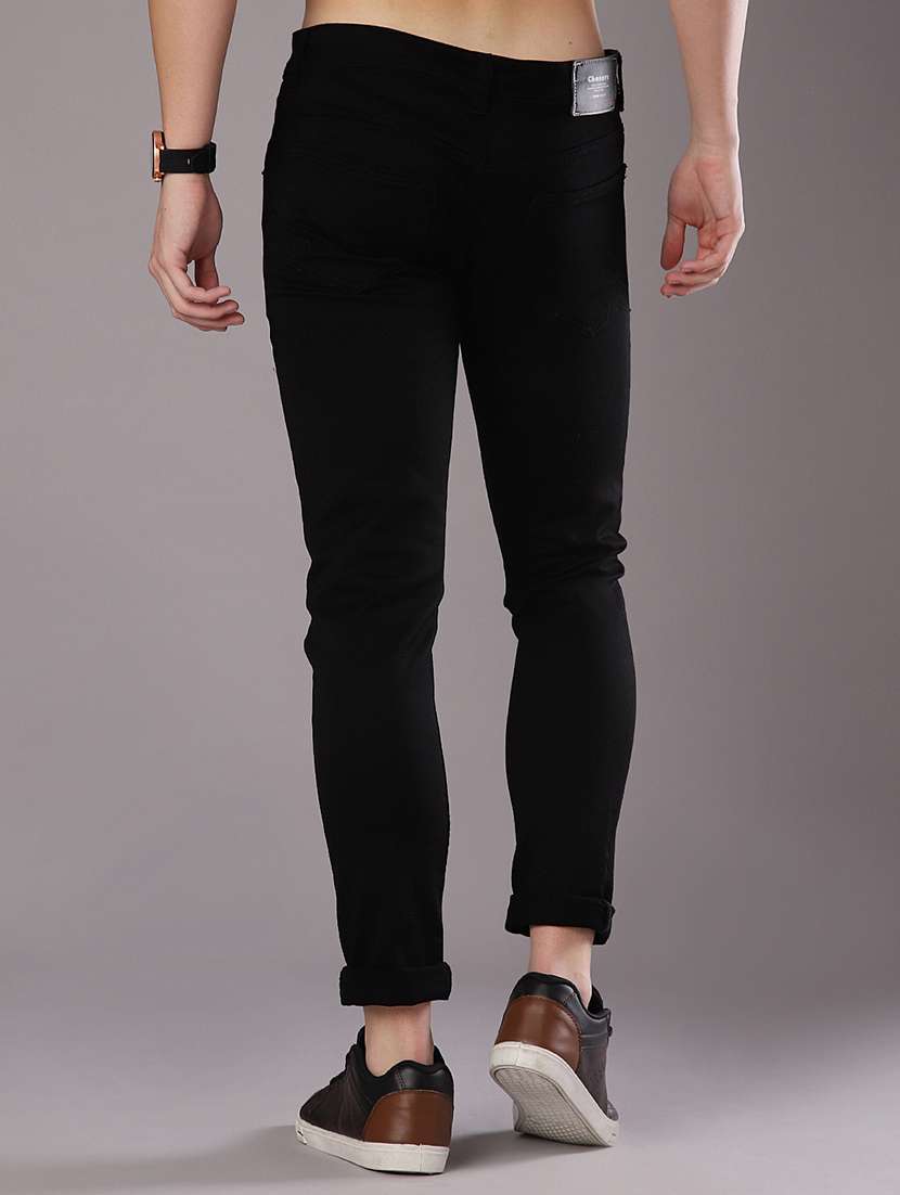 men solid mid rise slim fit jean - 21996987 -  Standard Image - 3