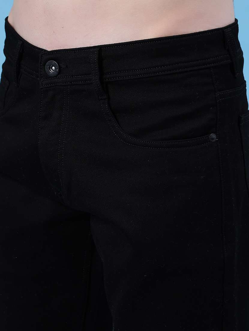 men solid mid rise slim fit jean - 21996988 - Standard Image - 5