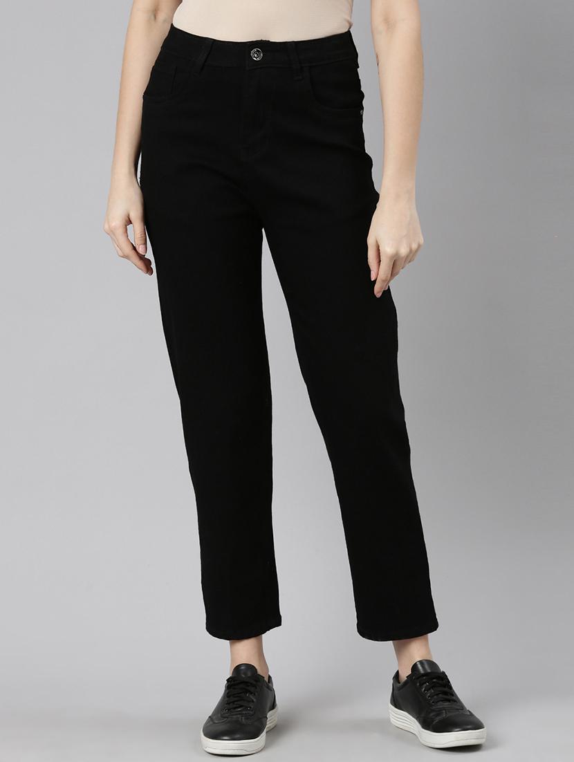 women solid mid rise straight fit jean - 21997123 -  Zoom Image - 0