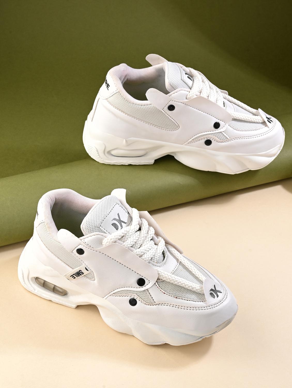 women white lace-up sneaker