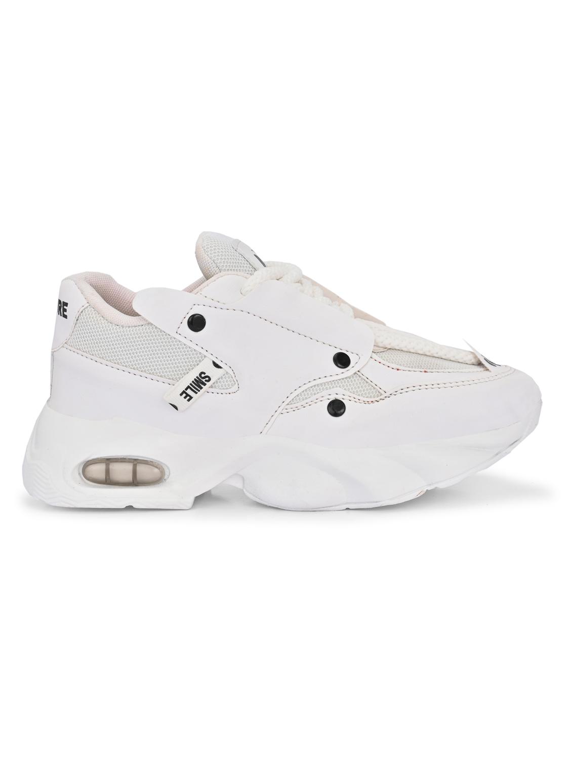 women white lace-up sneaker - 21997140 - Standard Image - 3