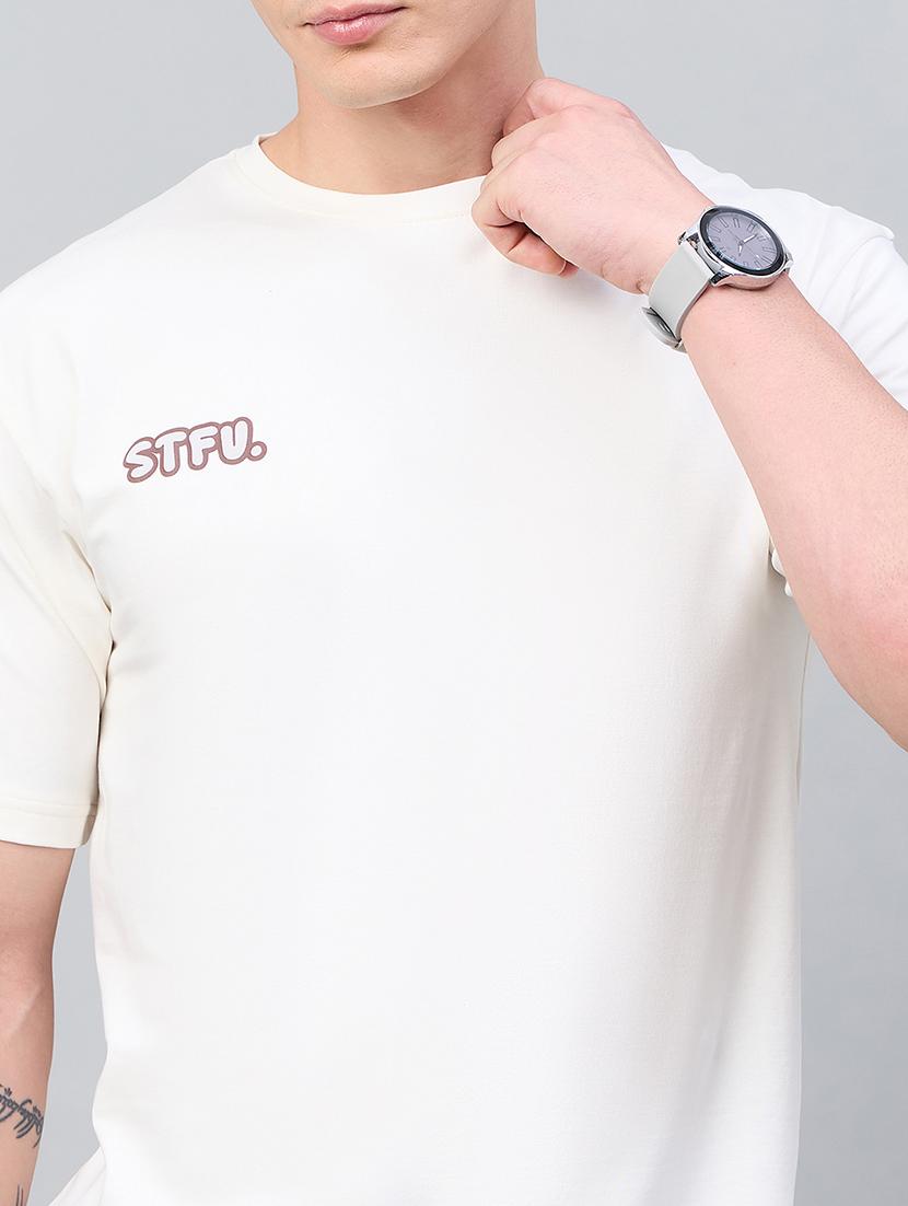 men front & back print round neck regular fit t-shirt - 21997159 - Standard Image - 3