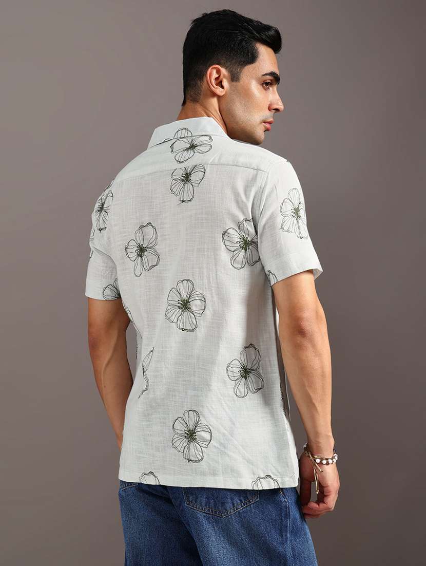 men solid with work short sleeve regular fit casual shirt - 21997338 -  Standard Image - 3