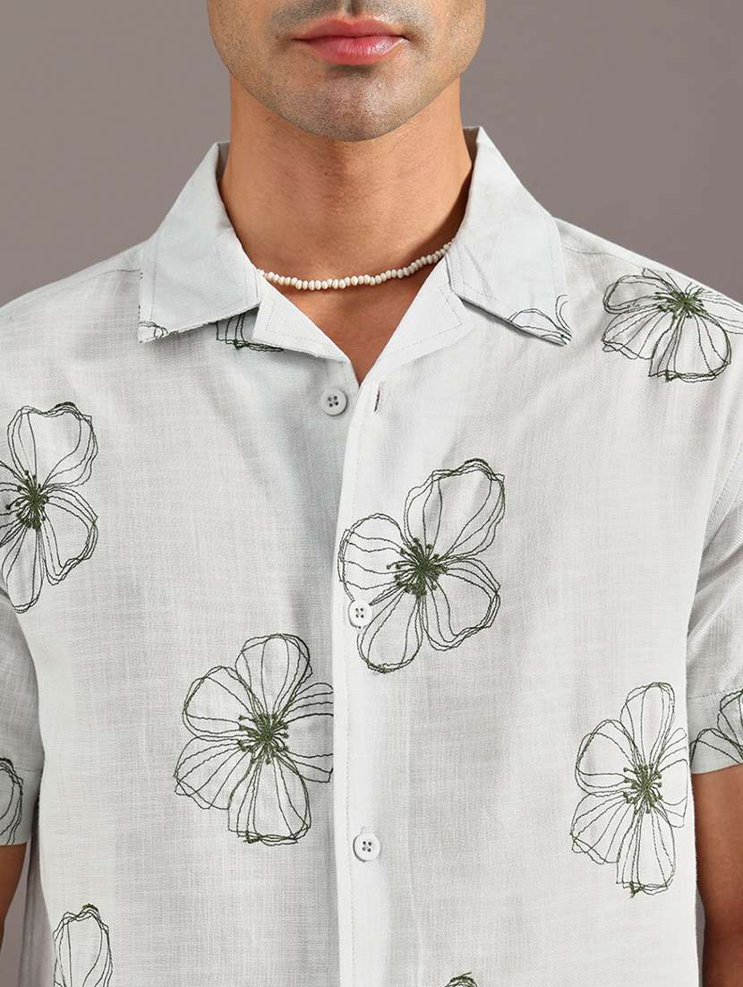 men solid with work short sleeve regular fit casual shirt - 21997338 -  Standard Image - 5