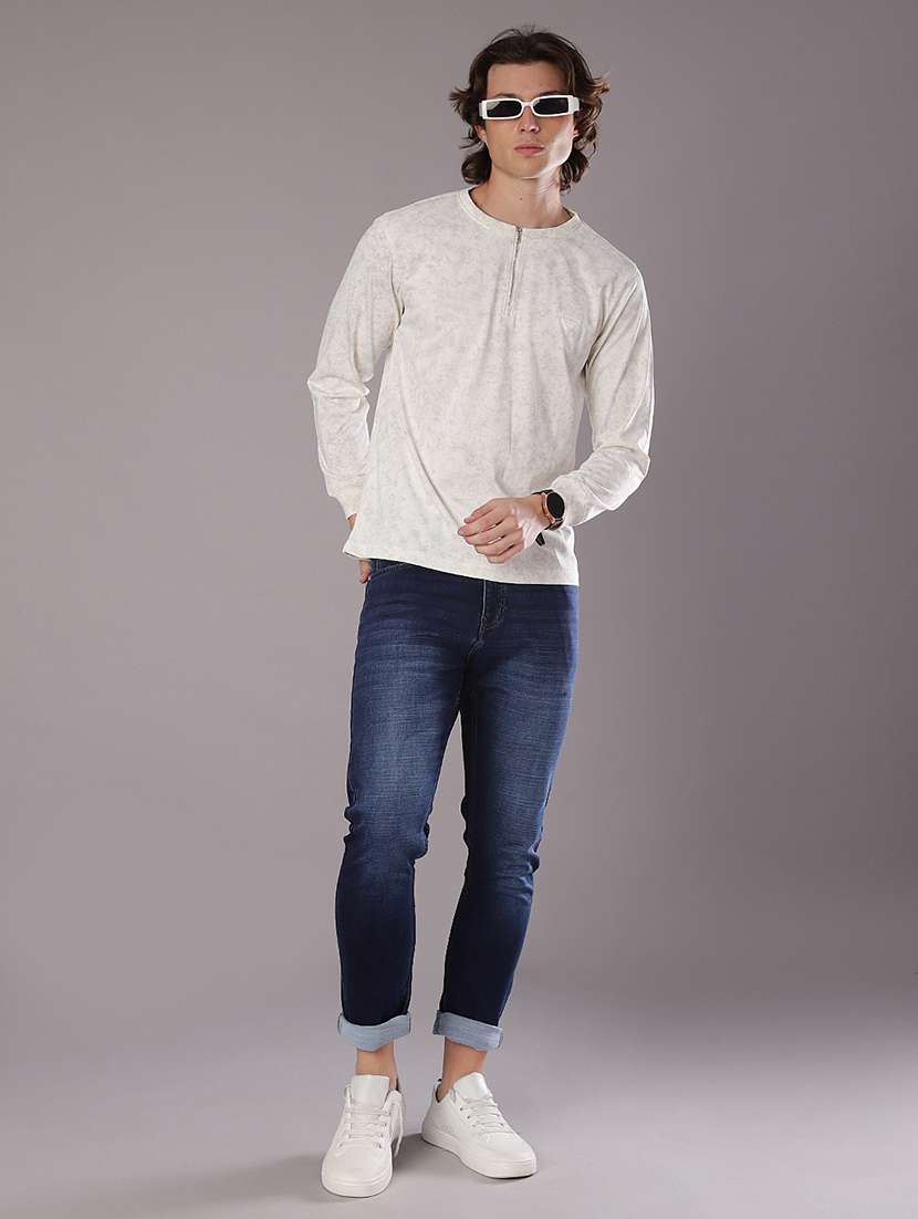 men solid long sleeve regular fit t-shirt - 21997582 -  Standard Image - 3