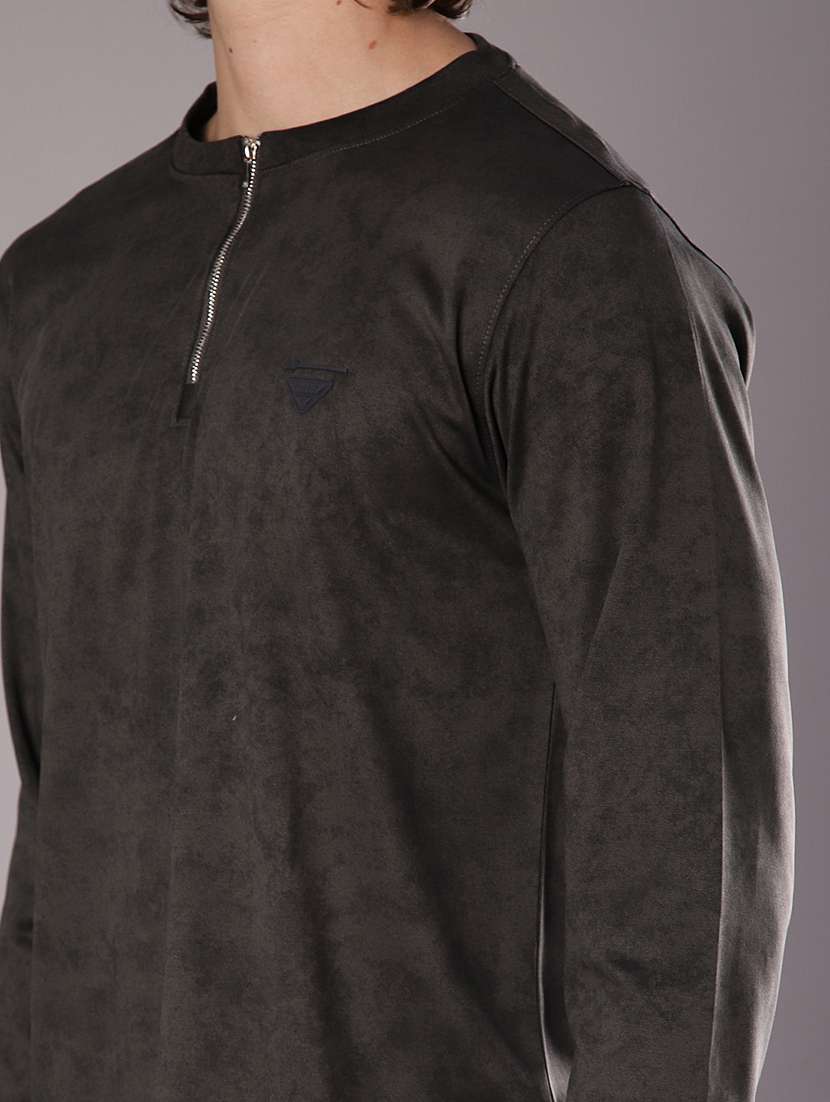 men solid long sleeve regular fit t-shirt - 21997585 -  Standard Image - 3