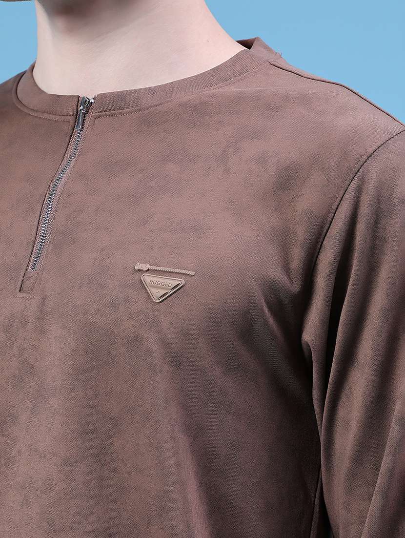 men solid long sleeve regular fit t-shirt - 21997586 -  Standard Image - 3