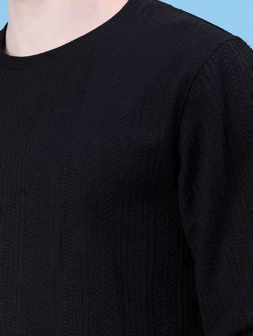 men self design long sleeve regular fit pullover - 21997617 -  Standard Image - 3